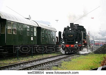 Steam locomotive View Large Photo Image Picture - Steam locomotive. Fotosearch