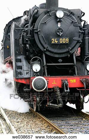 Stock Photo - Steam locomotive. Fotosearch