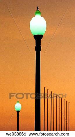 Street lamps in the afternoon, Anella Ol? mpica. Barcelona. Catalonia, Spain View Large Photo Image Stock Photography - Street lamps in the afternoon, Anella Ol? mpica. Barcelona. Catalonia, Spain. Fotosearch