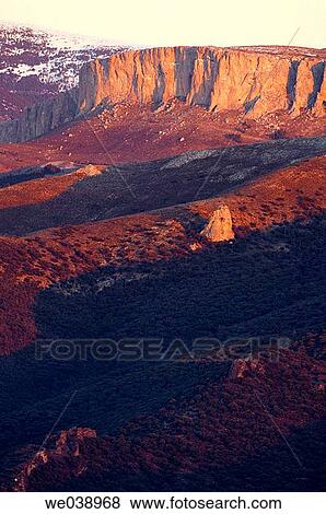 Sunrise in Cerro Mor? n. Parque Natural del Moncayo. Zaragoza. Arag? n. Spain. View Large Photo Image Stock Photo - Sunrise in Cerro Mor? n. Parque Natural del Moncayo. Zaragoza. Arag? n. Spain.. Fotosearch