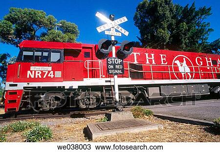 The Ghan passenger train. Adelaide to Darwin, tourism. Australia. View Large Photo Image Stock Image - The Ghan passenger train. Adelaide to Darwin, tourism. Australia.. Fotosearch