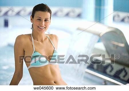 Therapeutic seawater pool (33? C) with hydrojet, underwater massage jets, waterfalls, bubbles, shoulder and neck massage waterfalls, jacuzzis, against-the-current swimming, and hot and cold plunge pools View Large Photo Image Stock Image - Therapeutic seawater pool (33? C) with hydrojet, underwater massage jets, waterfalls, bubbles, shoulder and neck massage waterfalls, jacuzzis, against-the-current swimming, and hot and cold plunge pools. Fotosearch