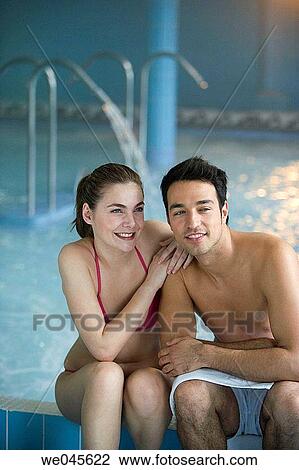 Therapeutic seawater pool (33? C) with hydrojet, underwater massage jets, waterfalls, bubbles, shoulder and neck massage waterfalls, jacuzzis, against-the-current swimming, and hot and cold plunge pools View Large Photo Image Stock Image - Therapeutic seawater pool (33? C) with hydrojet, underwater massage jets, waterfalls, bubbles, shoulder and neck massage waterfalls, jacuzzis, against-the-current swimming, and hot and cold plunge pools. Fotosearch