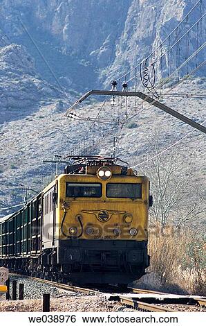 Train. Morata de Jal? n. Zaragoza. Arag? n. Spain. View Large Photo Image Stock Photograph - Train. Morata de Jal? n. Zaragoza. Arag? n. Spain.. Fotosearch