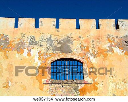 Window. Fort. Tarfaya. Morocco. View Large Photo Image Picture - Window. Fort. Tarfaya. Morocco.. Fotosearch