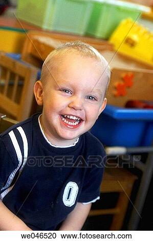 3 year old boy laughing at nursery, headshot. View Large Photo Image Stock Image - 3 year old boy laughing at nursery, headshot.. Fotosearch
