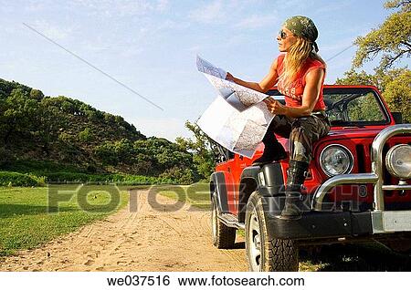 Stock Photograph - 30's, amusement, 4x4, 20's. Fotosearch