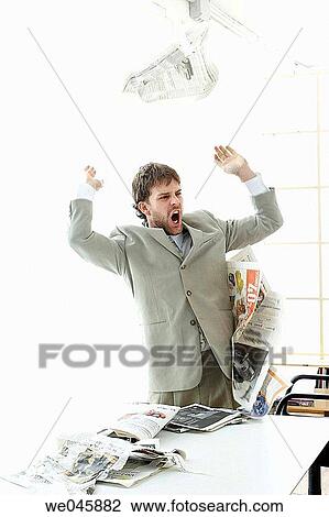 Stock Image - 30's, anger, aggressiveness, aggressive, 20's. Fotosearch