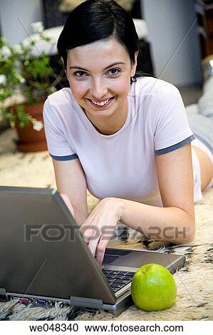 30's, at-home, apple, 20's View Large Photo Image Stock Image - 30's, at-home, apple, 20's. Fotosearch