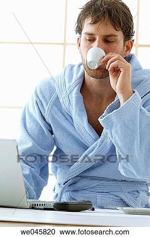 30's, beard, bathrobe, 20's View Large Photo Image Stock Image - 30's, beard, bathrobe, 20's. Fotosearch