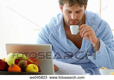 30's, beard, bathrobe, 20's View Large Photo Image Stock Image - 30's, beard, bathrobe, 20's. Fotosearch