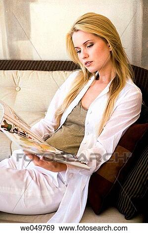 30's, browse, blond, at-home, 20's View Large Photo Image Stock Photo - 30's, browse, blond, at-home, 20's. Fotosearch