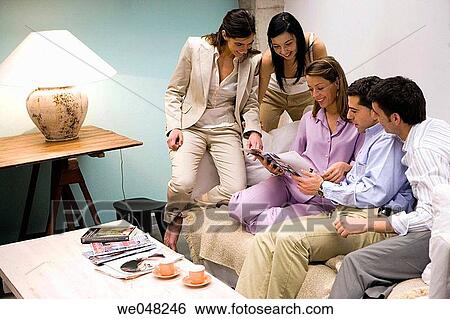 30's, browsing, browse, at-home, 20's View Large Photo Image Stock Photograph - 30's, browsing, browse, at-home, 20's. Fotosearch