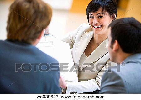 Stock Image - 30's, businessman, business, blueprint, 20's. Fotosearch