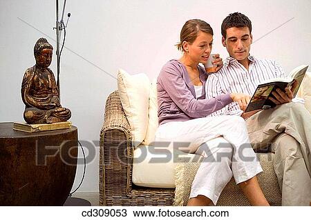 30's, calm, book, at-home, 20's View Large Photo Image Stock Image - 30's, calm, book, at-home, 20's. Fotosearch