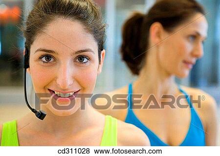 Stock Photo - 30's, Close-up, brunette, 20's. Fotosearch