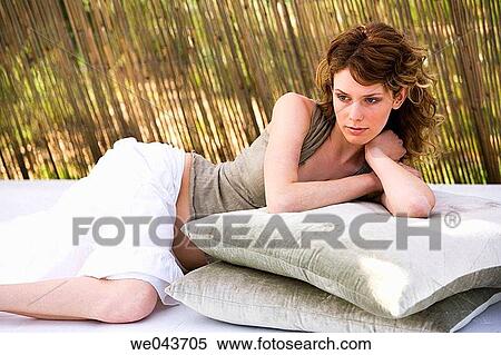 Stock Photography - absorbed, calm, 20's. Fotosearch