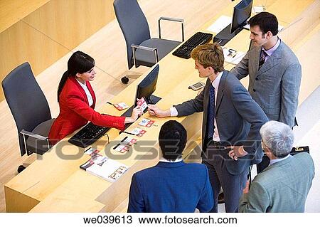Admission desk, businesspeople, businessman, business, accreditation View Large Photo Image Stock Image - Admission desk, businesspeople, businessman, business, accreditation. Fotosearch