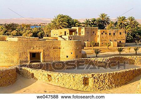 Adrere Amellal. Siwa Oasis. Libyan desert. Egypt. View Large Photo Image Stock Photo - Adrere Amellal. Siwa Oasis. Libyan desert. Egypt.. Fotosearch