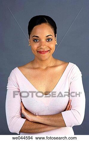 African American woman smiling into camera View Large Photo Image Picture - African American woman smiling into camera. Fotosearch
