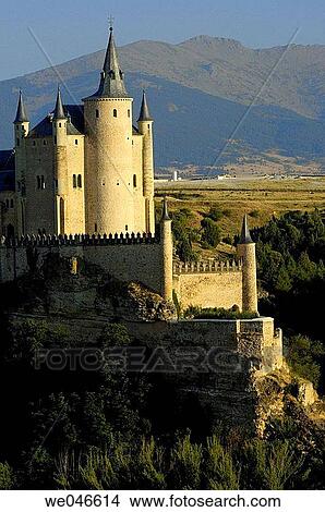 Alcazar fortress, Segovia. Castilla-Le? n, Spain View Large Photo Image Picture - Alcazar fortress, Segovia. Castilla-Le? n, Spain. Fotosearch