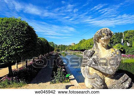 Alcazar of the Christian Kings gardens, C? rdoba. Andalusia, Spain View Large Photo Image Stock Image - Alcazar of the Christian Kings gardens, C? rdoba. Andalusia, Spain. Fotosearch