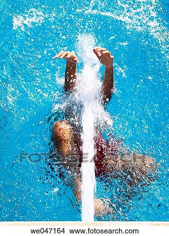 anonymous, bathing, bathe, Arms raised, amusement View Large Photo Image Picture - anonymous, bathing, bathe, Arms raised, amusement. Fotosearch