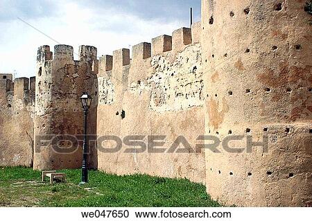 Arab walls, Alzira. Ribera Alta, Valencia province, Comunidad Valenciana, Spain View Large Photo Image Stock Image - Arab walls, Alzira. Ribera Alta, Valencia province, Comunidad Valenciana, Spain. Fotosearch