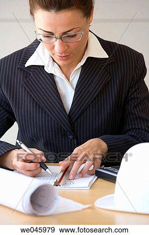 architect, blueprint, Ball-point pen, 30's View Large Photo Image Stock Photo - architect, blueprint, Ball-point pen, 30's. Fotosearch