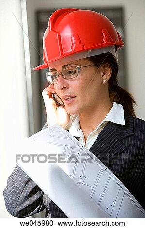 architect, calling, blueprint, 30's View Large Photo Image Stock Image - architect, calling, blueprint, 30's. Fotosearch