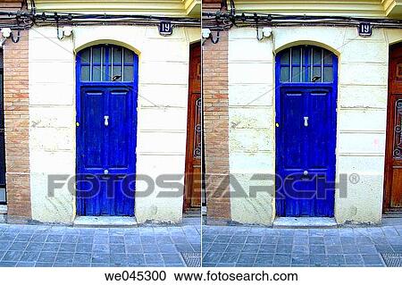 architecture, closed, building, blue, alike View Large Photo Image Stock Image - architecture, closed, building, blue, alike. Fotosearch