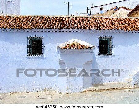 Stock Image - architecture, Morocco, house, day, Africa. Fotosearch