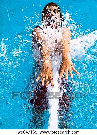 arm, chilling out, bathing, bathe, amusement View Large Photo Image Stock Photography - arm, chilling out, bathing, bathe, amusement. Fotosearch