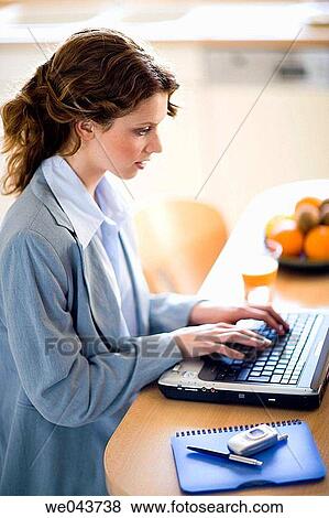 at-home, businesswoman, businesspeople, business, 20's View Large Photo Image Stock Photo - at-home, businesswoman, businesspeople, business, 20's. Fotosearch