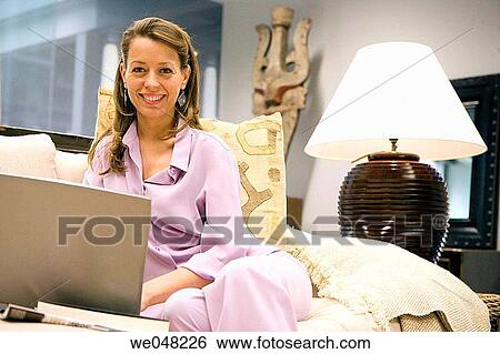 at-home, calm, 30's View Large Photo Image Stock Photograph - at-home, calm, 30's. Fotosearch