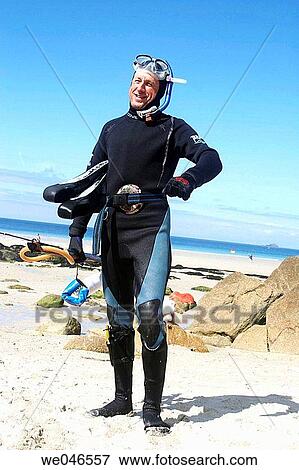 Stock Photo - baby boomer, beach, contemporary. Fotosearch