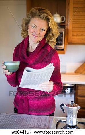 baby boomer, business, blond, at-home View Large Photo Image Stock Photo - baby boomer, business, blond, at-home. Fotosearch