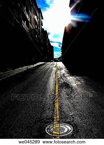 Stock Photo - backlight, building, city, day, no people. Fotosearch