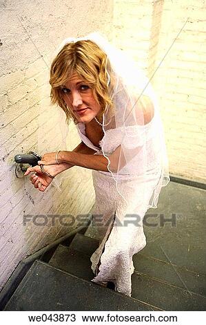bannister, bride, blond, allegory View Large Photo Image Stock Image - bannister, bride, blond, allegory. Fotosearch