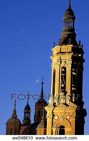 Basilica de Nuestra Se±ora del Pilar, Zaragoza, Arag? n, Spain View Large Photo Image Stock Image - Basilica de Nuestra Se±ora del Pilar, Zaragoza, Arag? n, Spain. Fotosearch