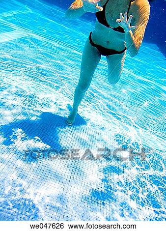 Stock Photograph - bathe, bathing, anonymous. Fotosearch