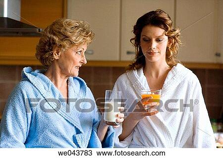 bathrobe, breakfast, at-home View Large Photo Image Stock Image - bathrobe, breakfast, at-home. Fotosearch