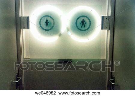 bathroom, Close-up, concept, door, Female View Large Photo Image Stock Image - bathroom, Close-up, concept, door, Female. Fotosearch