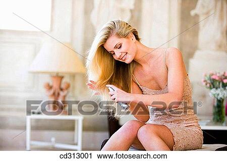 beauty, blond, Beauty Care, at-home View Large Photo Image Stock Image - beauty, blond, Beauty Care, at-home. Fotosearch