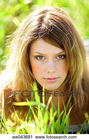 beauty, blue eyes, Close-up View Large Photo Image Stock Image - beauty, blue eyes, Close-up. Fotosearch
