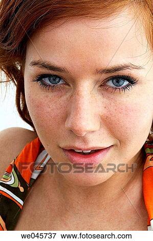 beauty, blue eyes, Close-up View Large Photo Image Stock Photo - beauty, blue eyes, Close-up. Fotosearch
