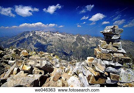 Besiberris massif (3030m. ), as seen from Comalesbienes peak (2997m. ). Parc Nacional d? Aig? estortes i Estany de Sant Maurici. Pyr? n? es. Lleida-province. Catalunya. Spain. View Large Photo Image Stock Image - Besiberris massif (3030m. ), as seen from Comalesbienes peak (2997m. ). Parc Nacional d? Aig? estortes i Estany de Sant Maurici. Pyr? n? es. Lleida-province. Catalunya. Spain.. Fotosearch