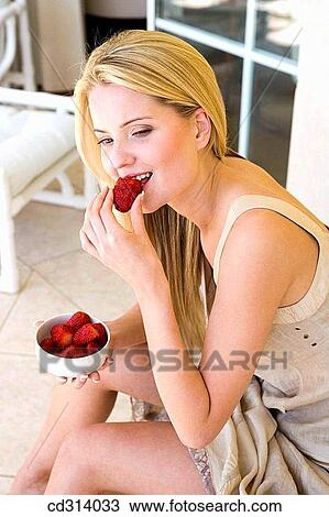 bite, bowl, blond, biting, at-home View Large Photo Image Stock Image - bite, bowl, blond, biting, at-home. Fotosearch