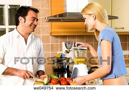 Picture - blender, chat, board, at-home. Fotosearch