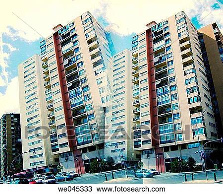 Stock Image - block, day, city, building, architecture. Fotosearch